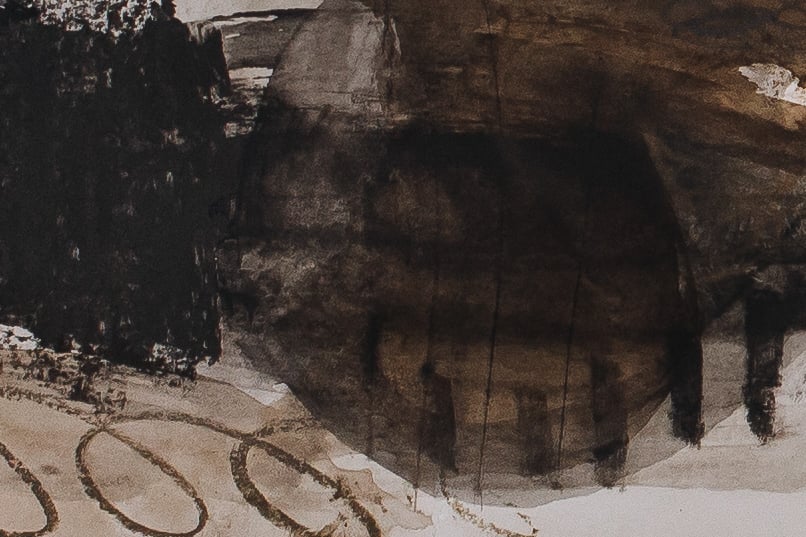 Artist paint in a bucket Artist paint in a bucket